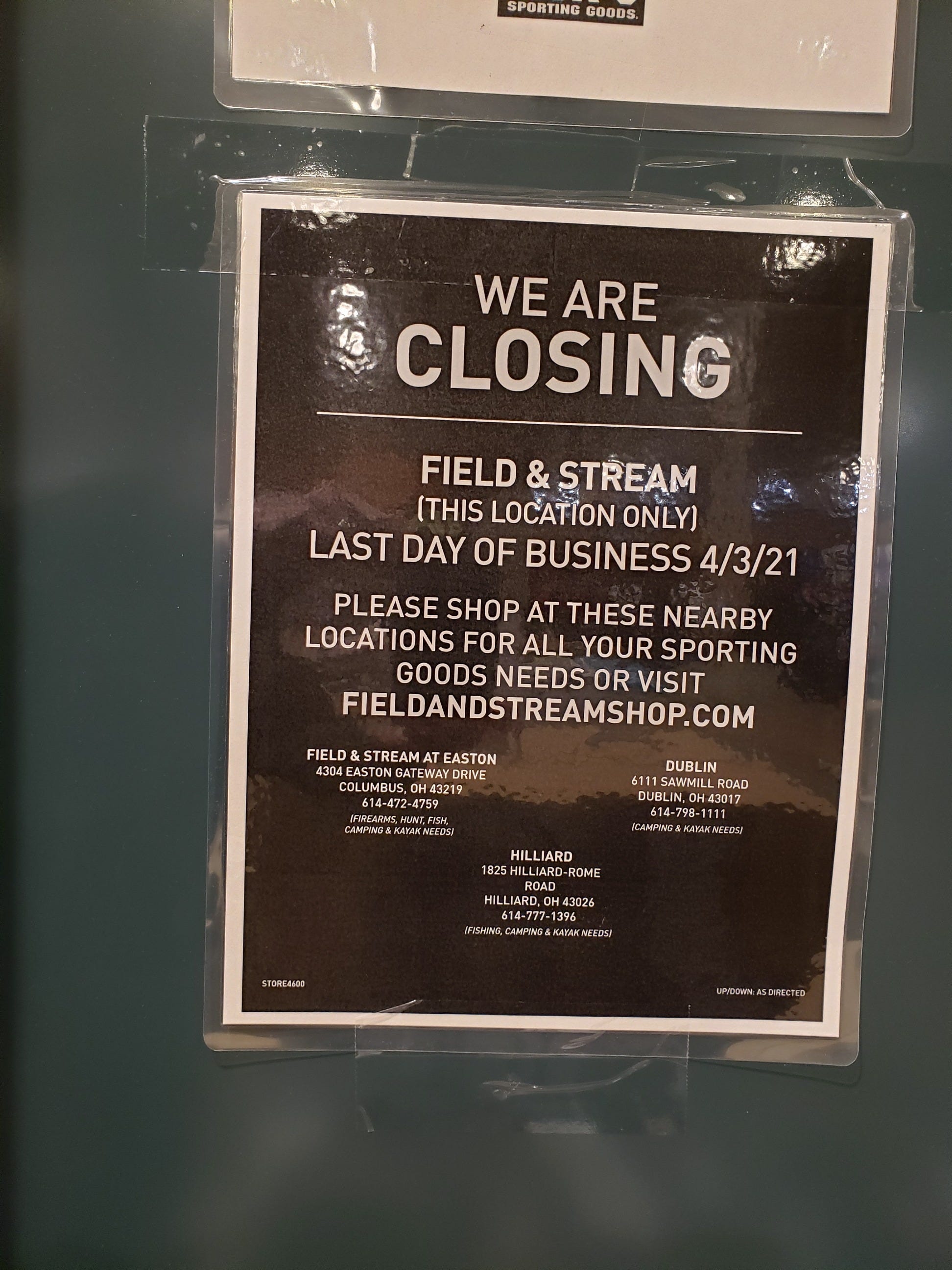 outdoor sports store near me on Friday Last Day For Polaris Field Stream Store