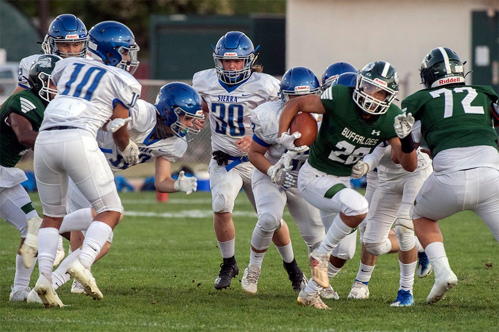 Sierra vs Manteca football: Big plays from special teams ...
