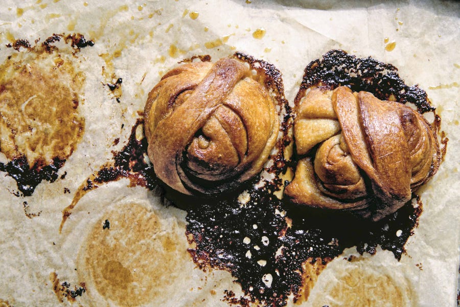 Sourdough sweet buns from "Southern Ground" by Jennifer Lapidus. (Courtesy Ten Speed)