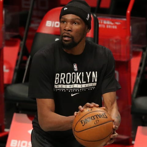 Kevin Durant has been out since mid-February.