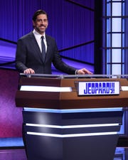 Green Bay Packers quarterback Aaron Rodgers is the latest guest host of "Jeopardy!" He'll read clues on episodes airing April 5-16.