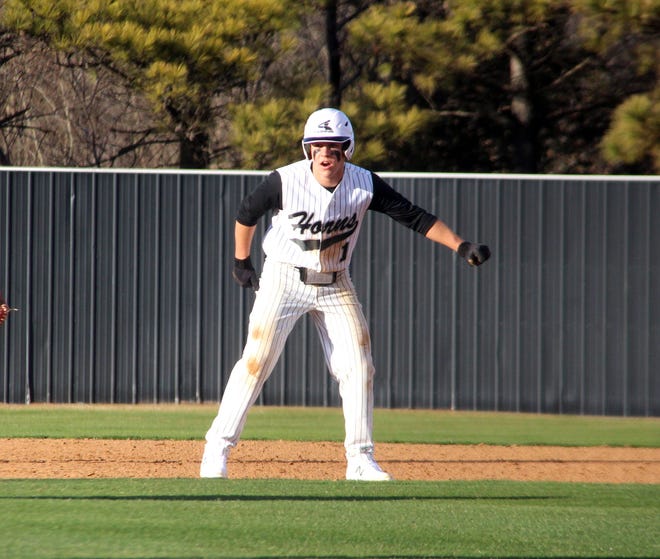 Lone Grove's Nate Sudderth connected on a two-run double on Friday in a 12-1 victory over Marietta.
