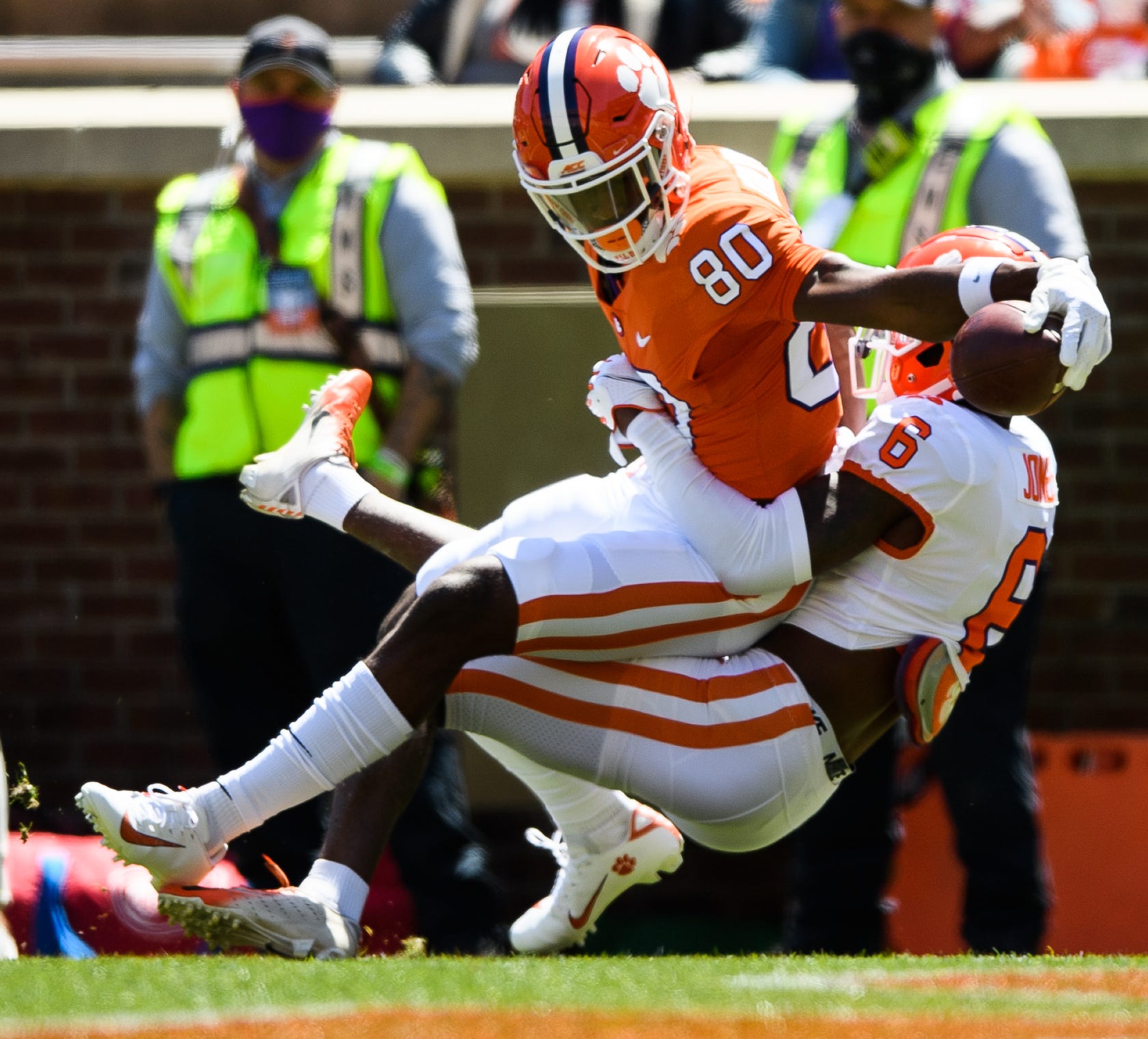 Clemson spring game Kobe Pace sets pace in replacing Travis Etienne