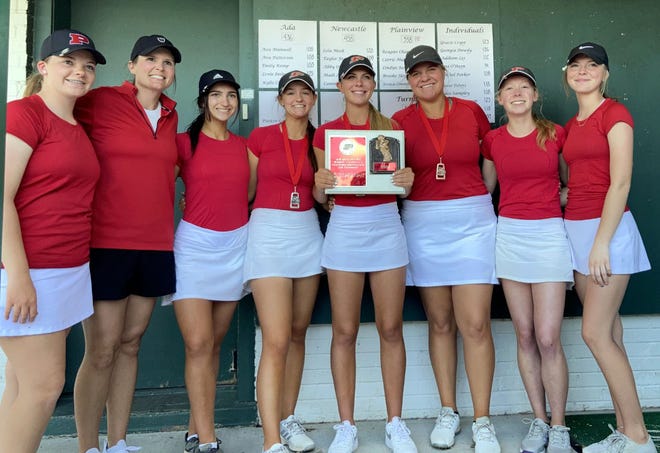 The Plainview High School girls golf team shot 338 on Monday to take first place at Dornick Hills. Lady Indians senior Reagan Chaney led the way with a 72 for first, while Lindyn Ross notched a 78 for second.