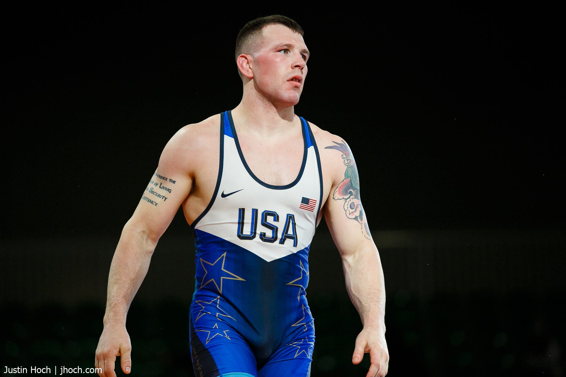 U.S. Marine Corps Staff Sgt. John Stefanowicz is set to compete in Greco-Roman wrestling at 87 kg for the United States in the Tokyo Olympics.