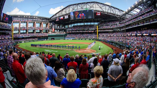 Blue Jays Spoil Rangers Opener Before Largest Mlb Crowd Since Covid 19 Blue Jays Spoil Rangers Opener Before Largest Mlb Crowd Since Covid 19