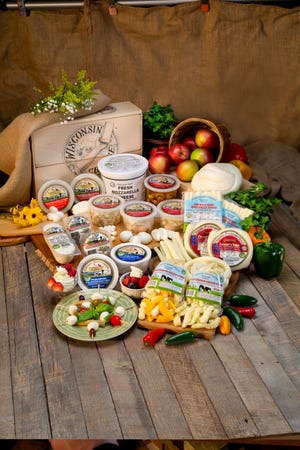 A selection of cheeses made by Crave Brothers.
