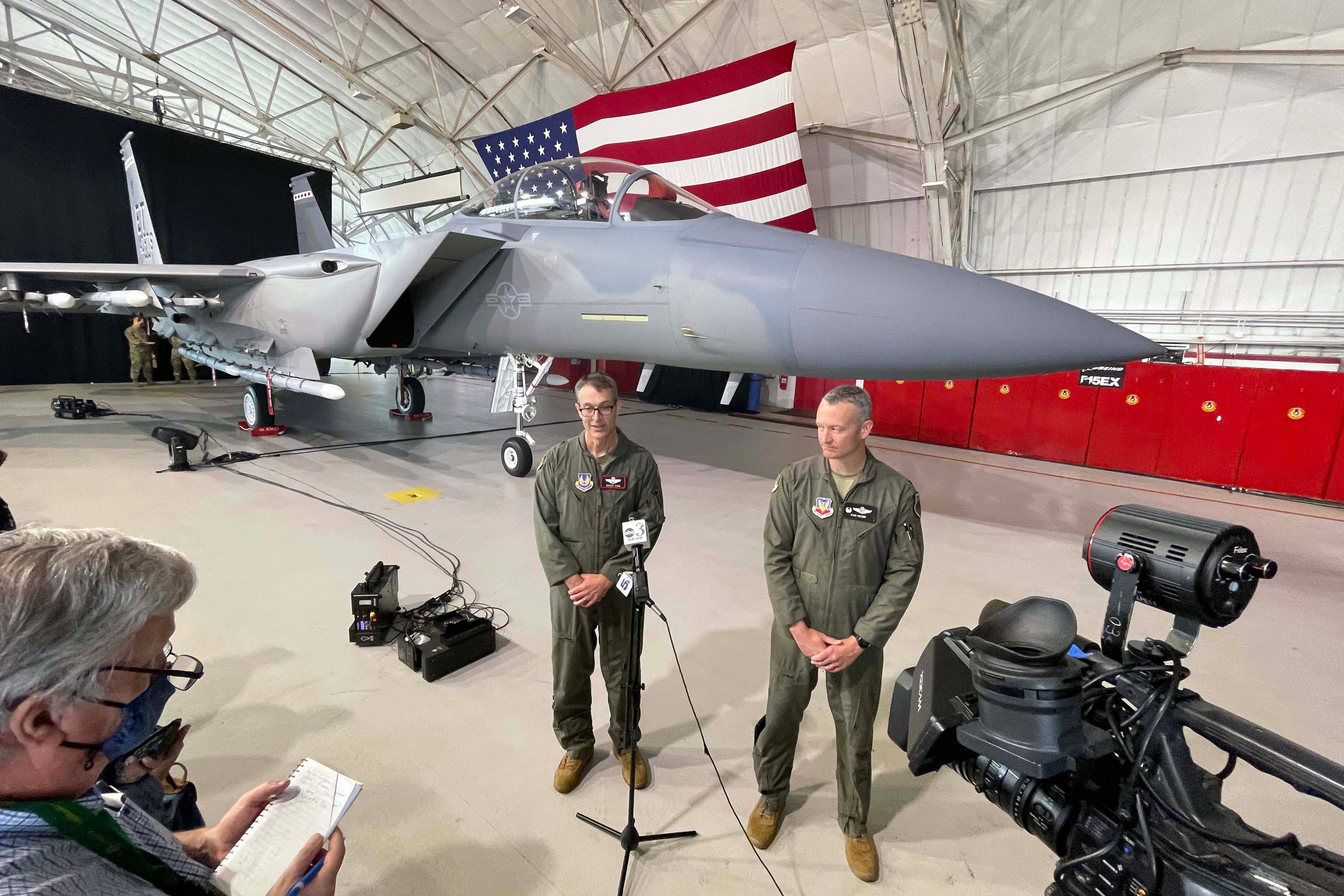 Eglin Air Force Base, Florida rolls out new Boeing F15EX Eagle II