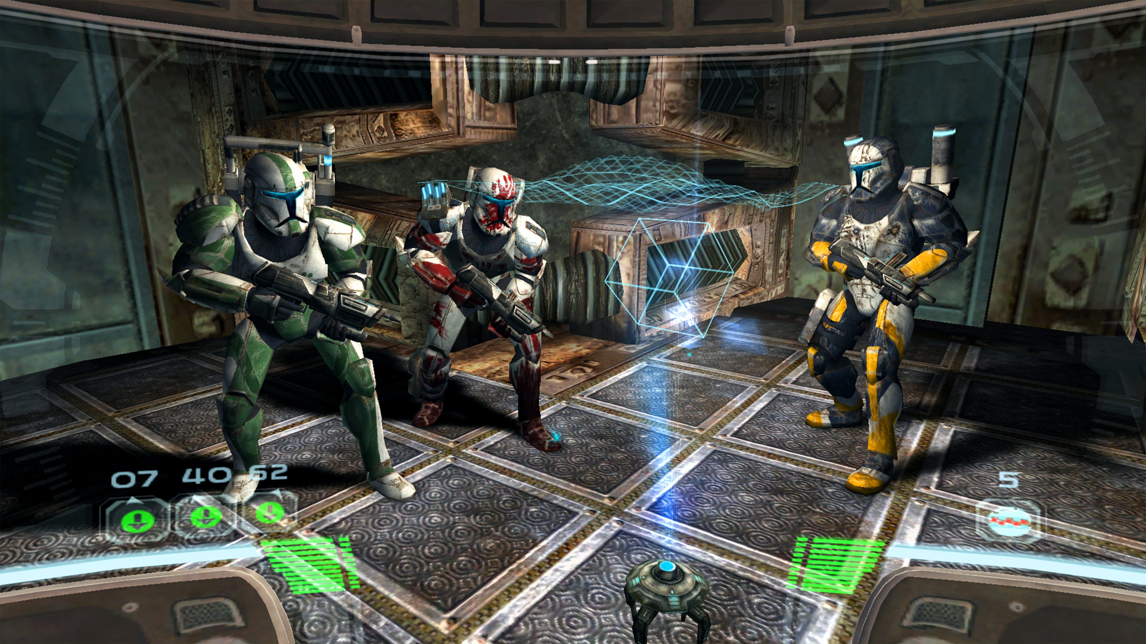 Still images from "Star Wars: Republic Commando"