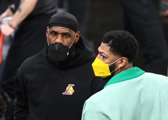 With LeBron James and Anthony Davis out of the lineup, the Lakers have fallen to No. 5 in the Western Conference playoff race.