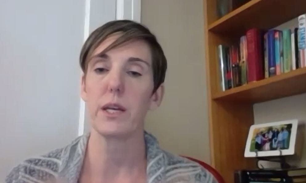 Cancer patient Heather Sprague spoke at the hearing of the woman who was coughing on her.