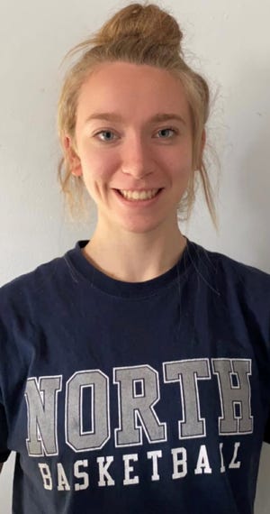 Megan Banzi of Plymouth North High has been named to The Patriot Ledger All-Scholastic Girls Basketball Team.