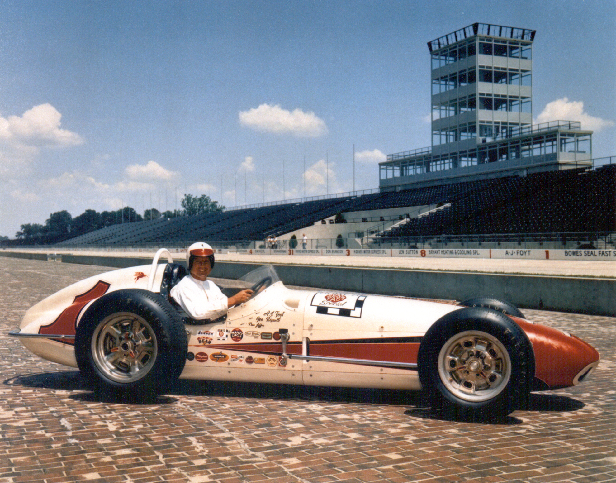 AJ Foyt 2019 Indy Car Indianapolis 500 Promo hero Card Autographed 