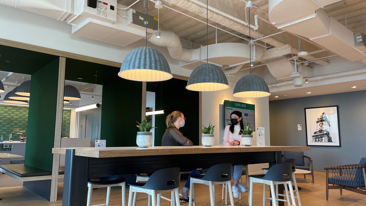 The newly CBRE Boston office