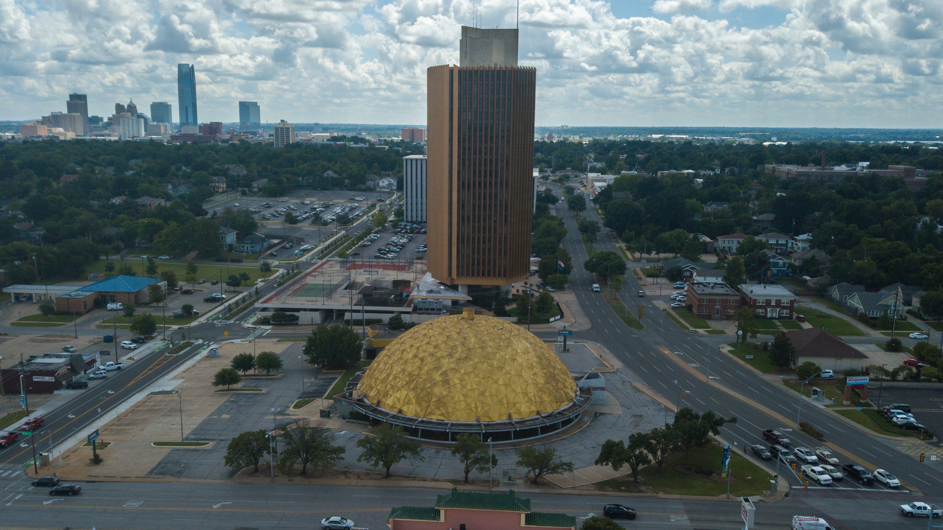 Gold Dome Twostory patio, box seats planned for famous OKC building