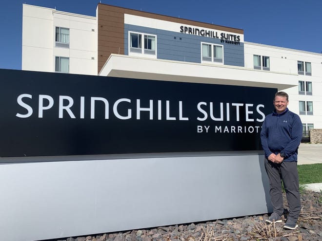 Darin Dame, owner of Springhill Suites, a Marriott hotel at 3921 S. MacArthur Blvd. in Springfield opened his hotel in August 2019. Half a year later, he was forced to layoff half of his employees after the COVID-19 pandemic caused occupancy at the hotel to drop into the single digits- down from a normally half full hotel.