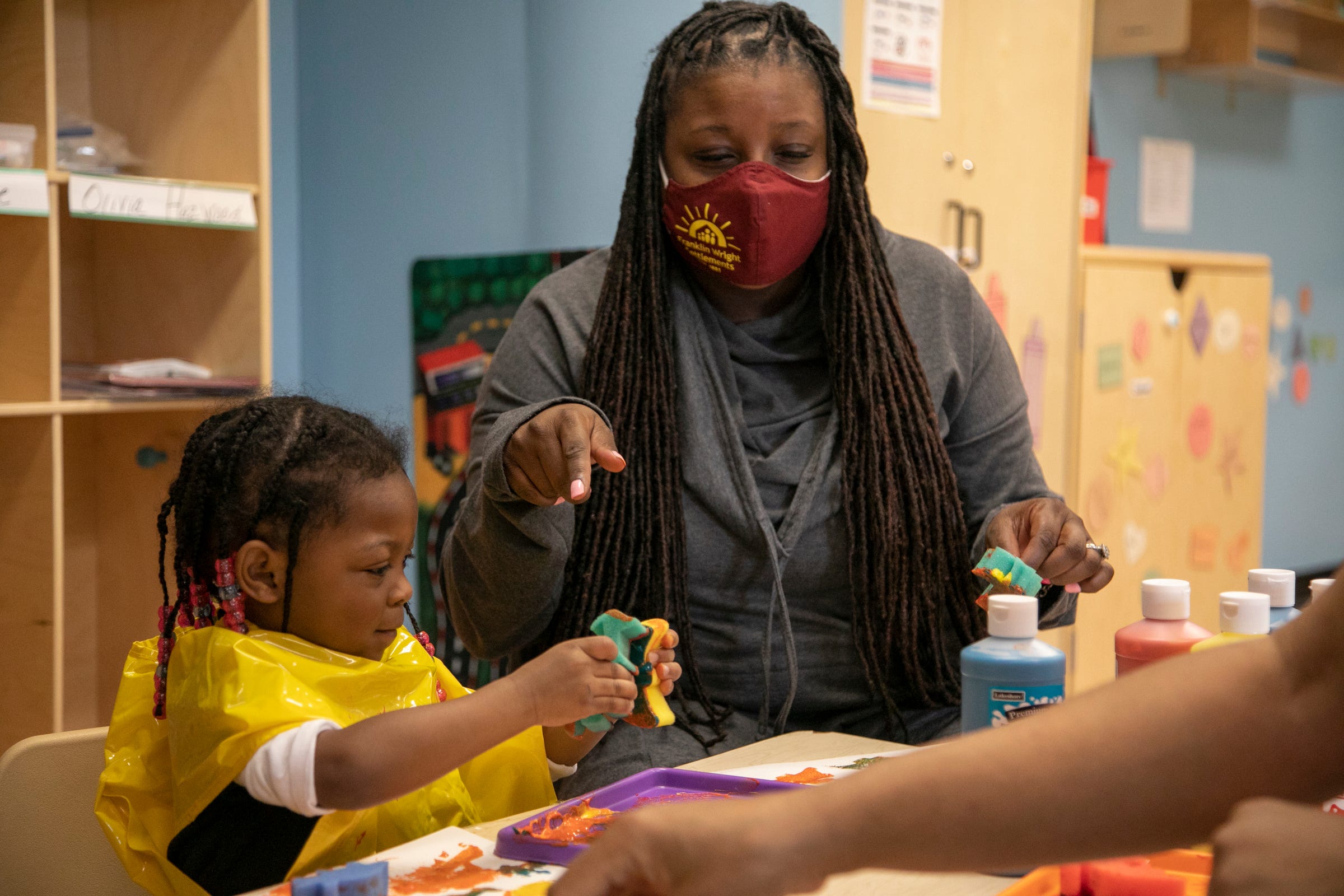 Franklin Wright Settlements turns 140-year-old this year. The organization is all about helping Detroiters with basic life, social and family needs. We visit the early education arm of the organization in Detroit on Mar. 11, 2021.