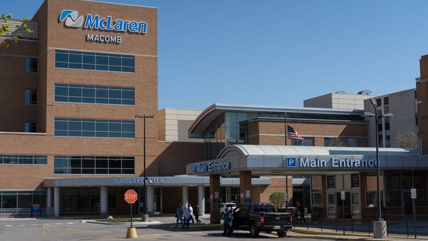 McLaren Macomb Hospital in Mt. Clemens on Friday, 