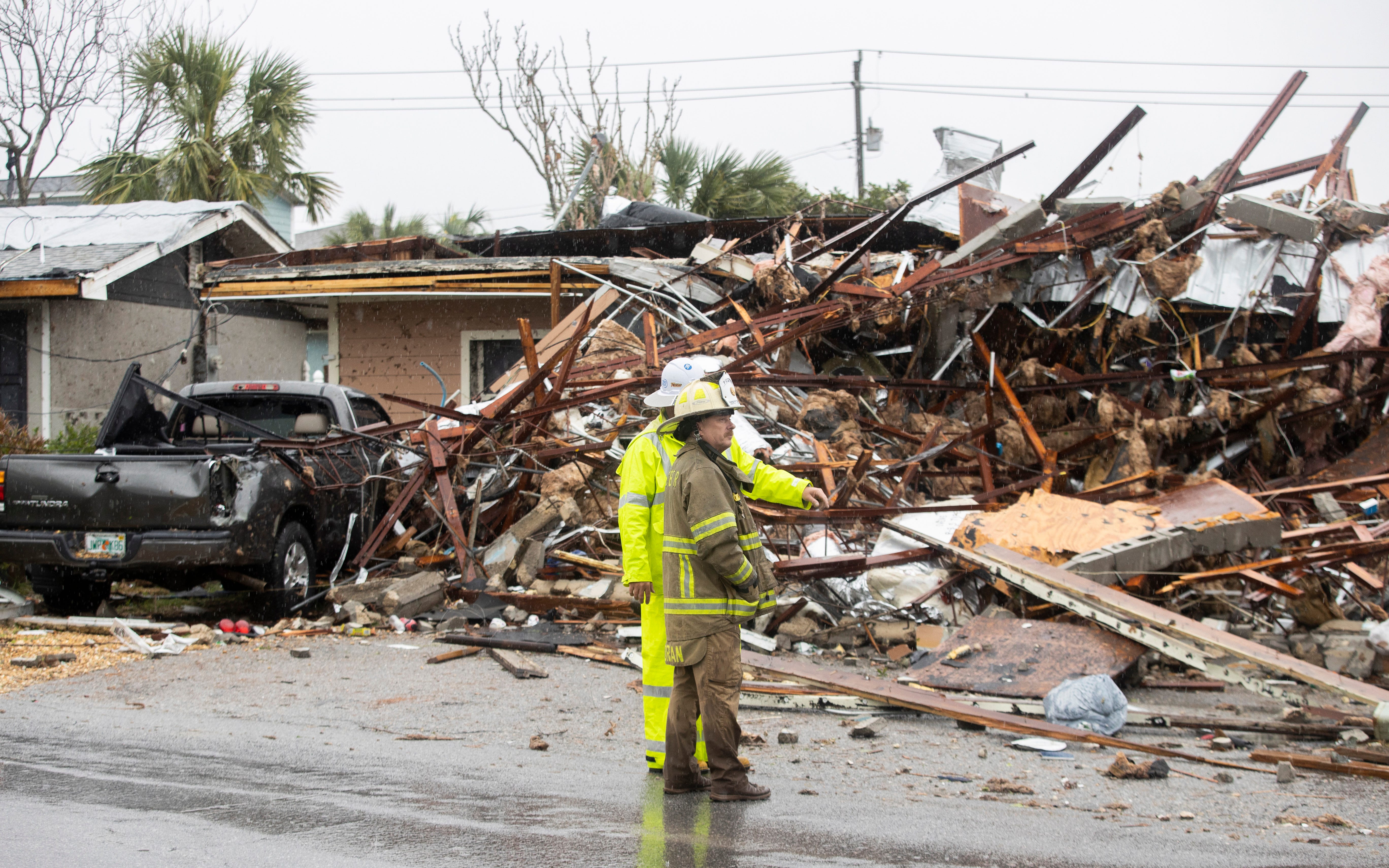 Panama City Beach Florida to Lynn Haven 3 tornadoes in Bay County