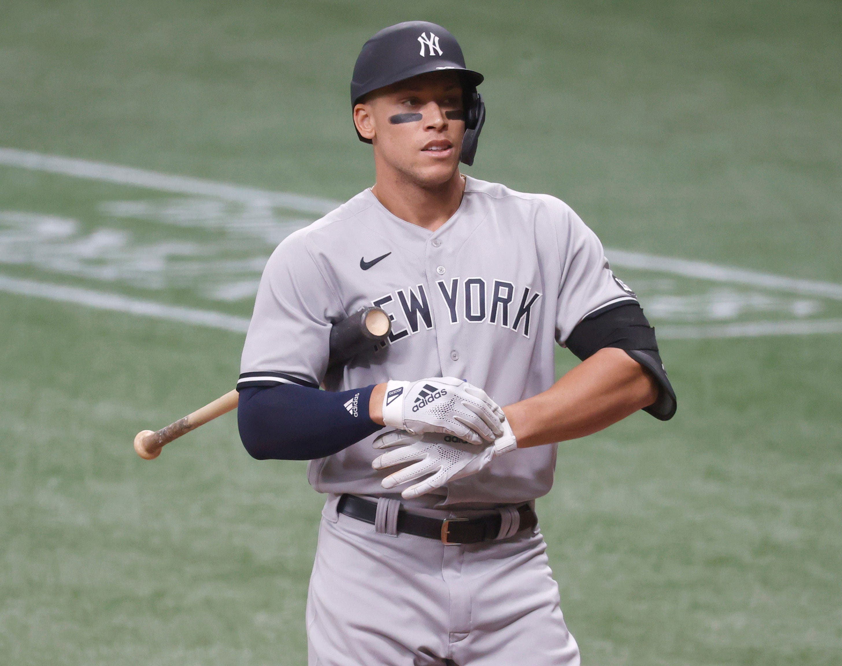 Aaron Judge injury update New York Yankees star out of lineup again