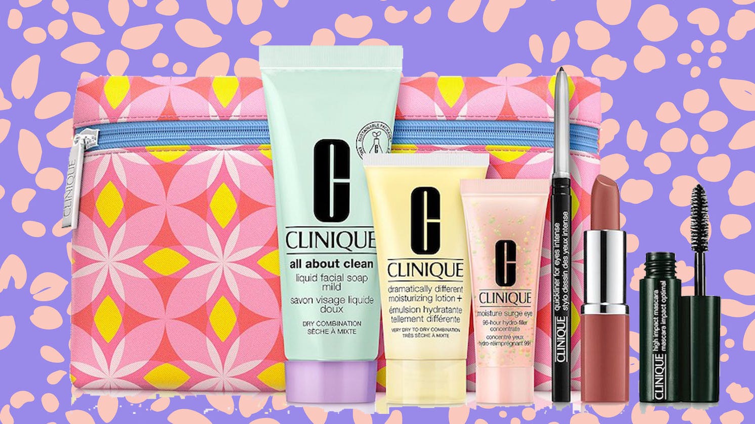 Clinique gift with purchase Spend 31 to get a free 7piece beauty bag