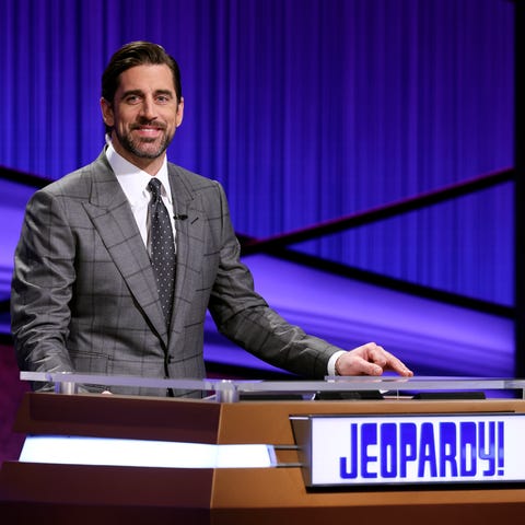Aaron Rodgers is guest hosting "Jeopardy!" for two