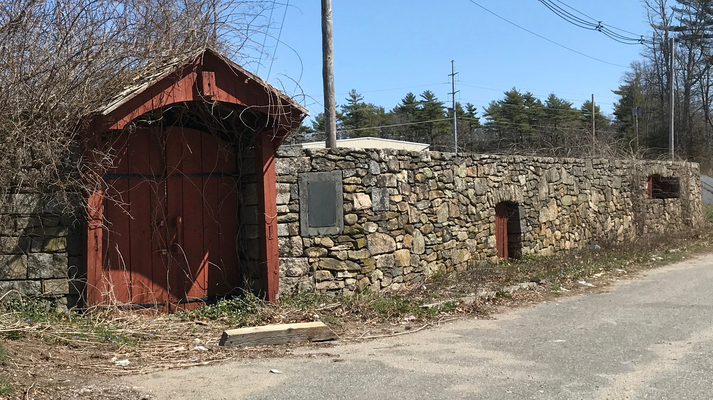 Hell's Blazes Tavern wall is only remnant at historic Middleboro site