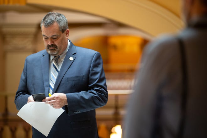 Senate Majority Whip Richard Hilderbrand, R-Baxter Springs, championed a biological laboratory accident transparency bill. He cited fears brought on by the theory that COVID-19 came from a lab leak in Wuhan, China.