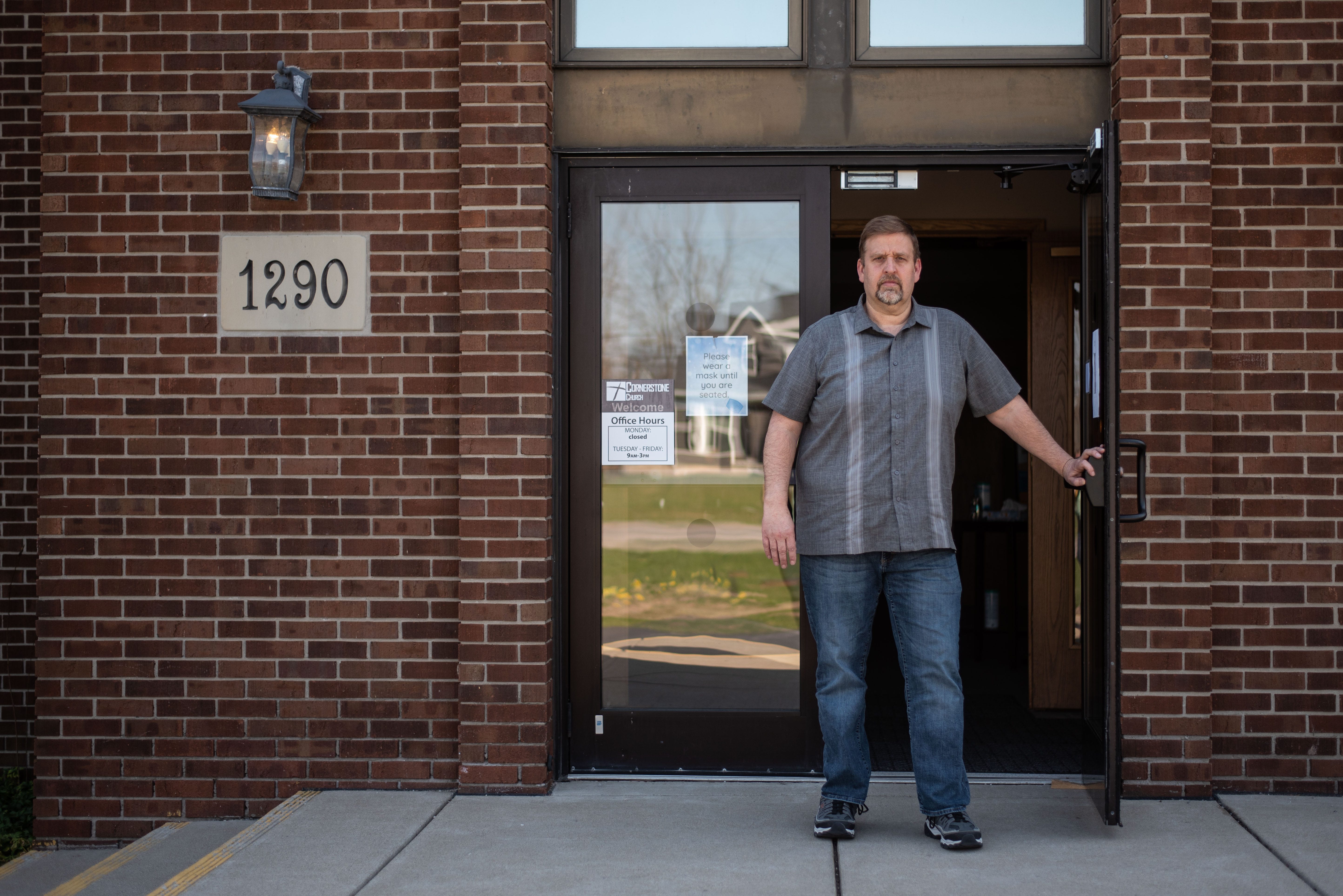 Jon Schuerholz, executive pastor at Cornerstone Church in Grand Island, Erie County.