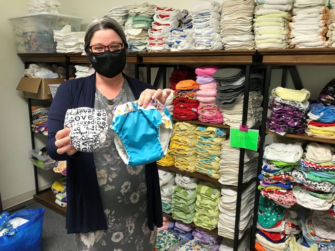 Kelly Paprella runs the Cloth Diaper Loan Program for the Diaper Bank of the Ozarks.
