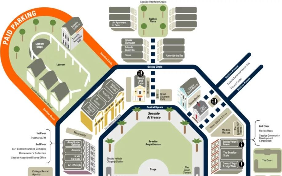 Homeowners Collection Seaside Map Iconic Seaside In South Walton Set To Start Charge For Parking