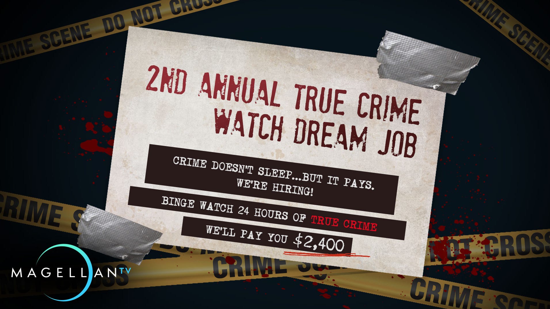 True crime fans can earn $2,400 to binge 18 shows in 24 hours