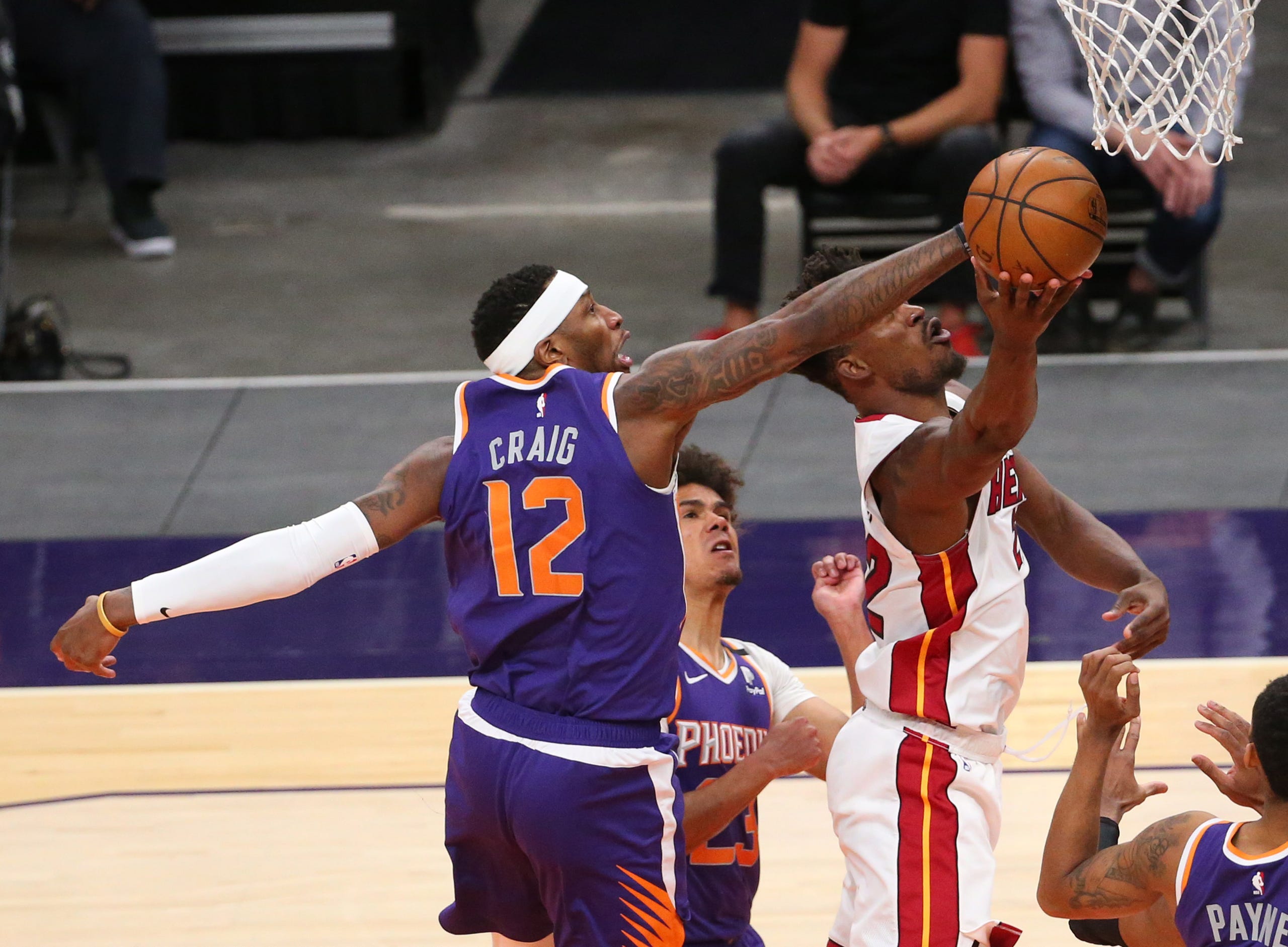 Phoenix Suns vs. Miami Heat game photos