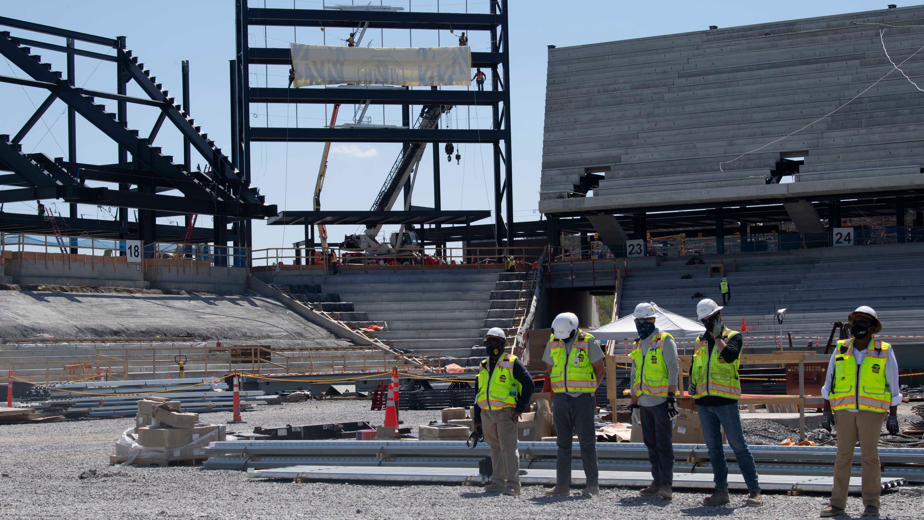 Inside The Construction Site Of Nashville Sc S New Mls Stadium Inside The Construction Site Of Nashville Sc S New Mls Stadium