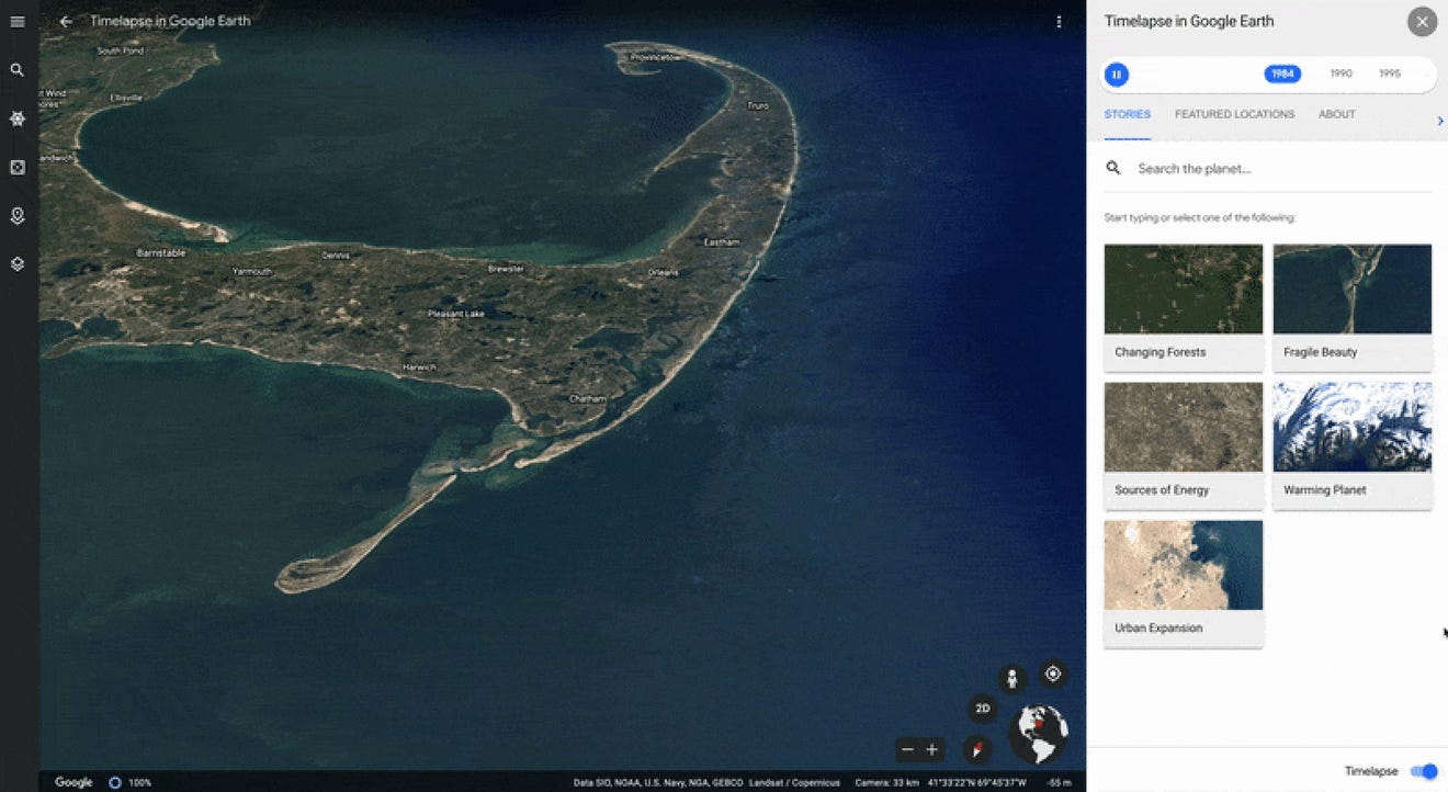 Google Earth update Timelapse lets you see how has changed