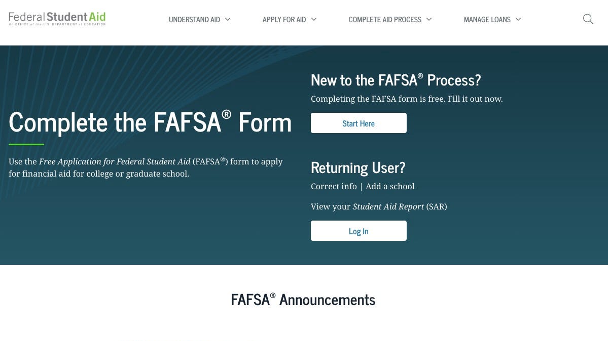 FAFSA college student aid applications drop but changes are on the way