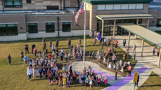 DeLalio Elementary School aboard Marine Corps Air Station New River recently celebrated April as Month of the Military Child, highlighting the important role military children play in the armed forces community.