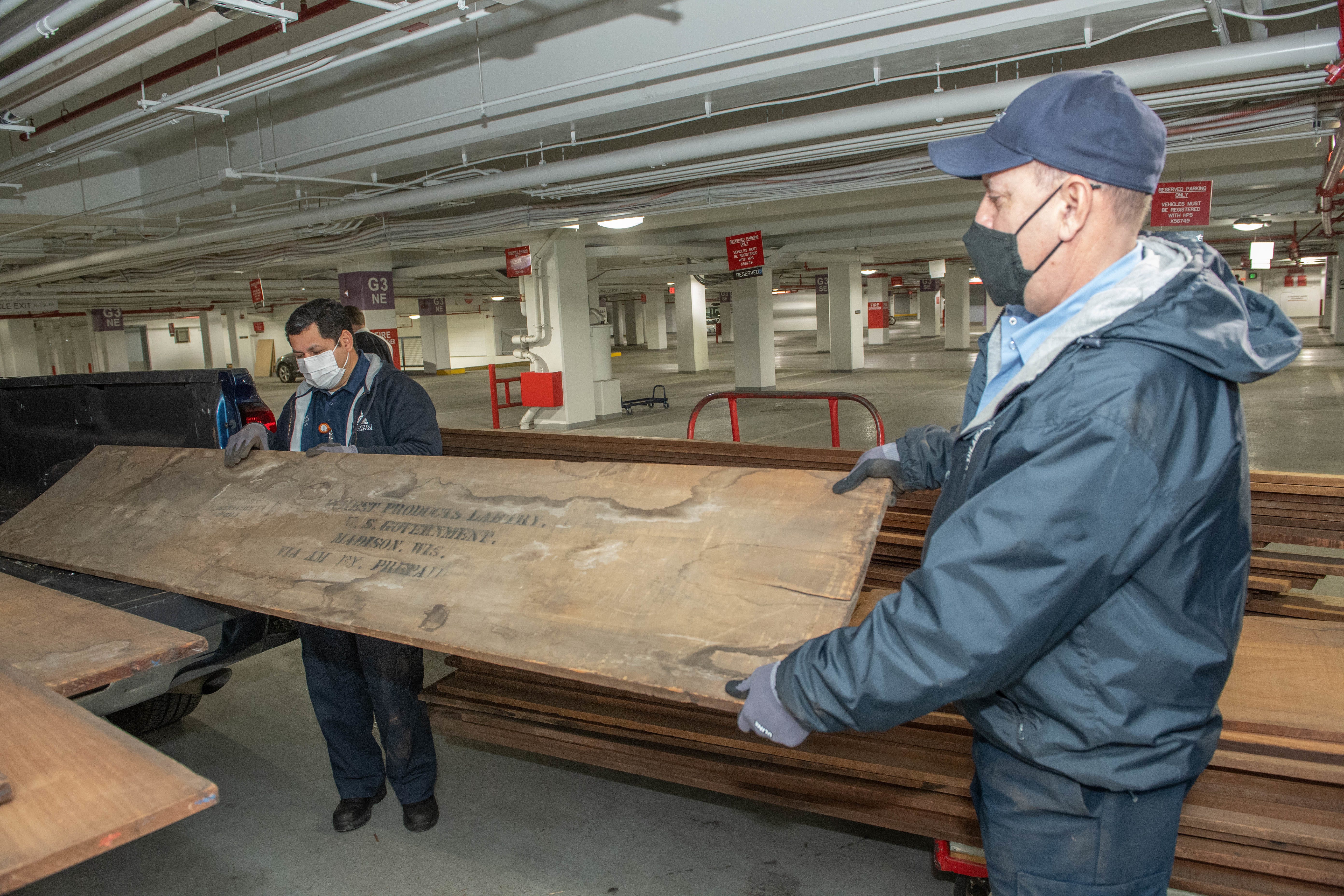 This wood sat in storage for 100 years. Now it's being used to fix Capitol riot damage 1