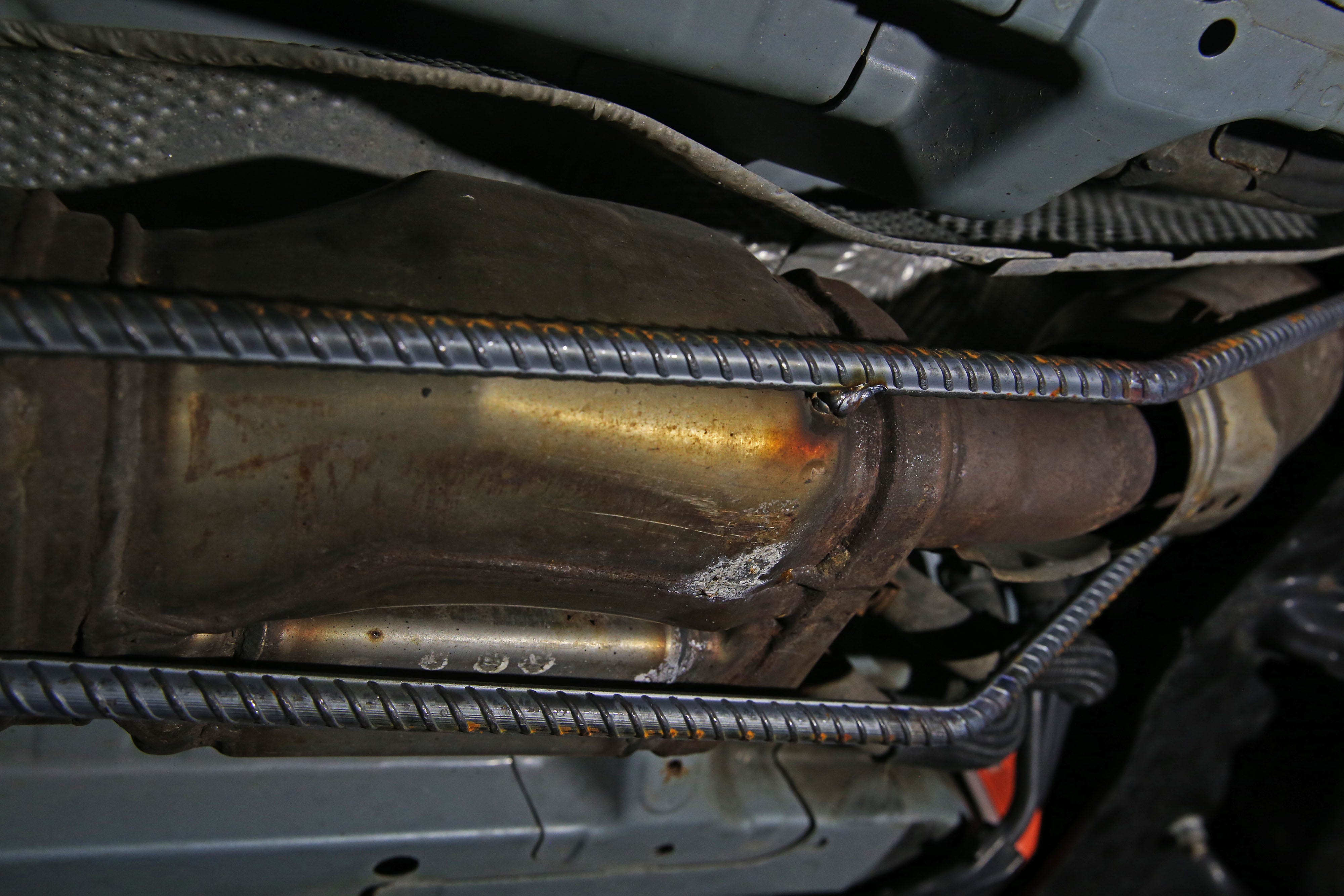 Install catalytic converter without welding vseradeco
