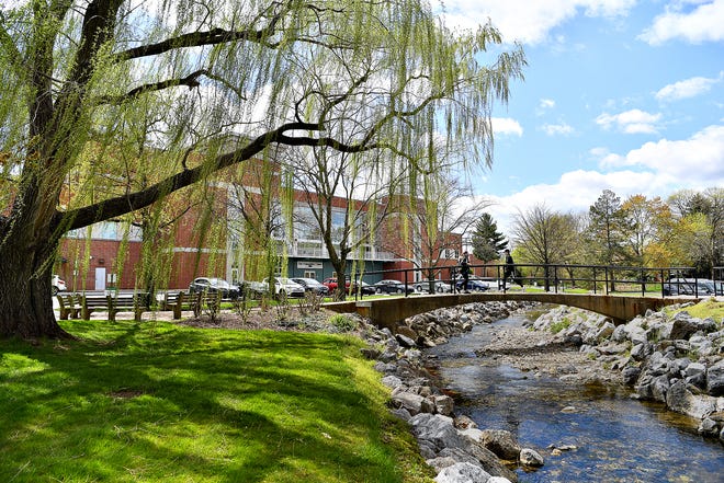 York College of Pennsylvania campus in Spring Garden Township, Friday, April 16, 2021. Dawn J. Sagert photo