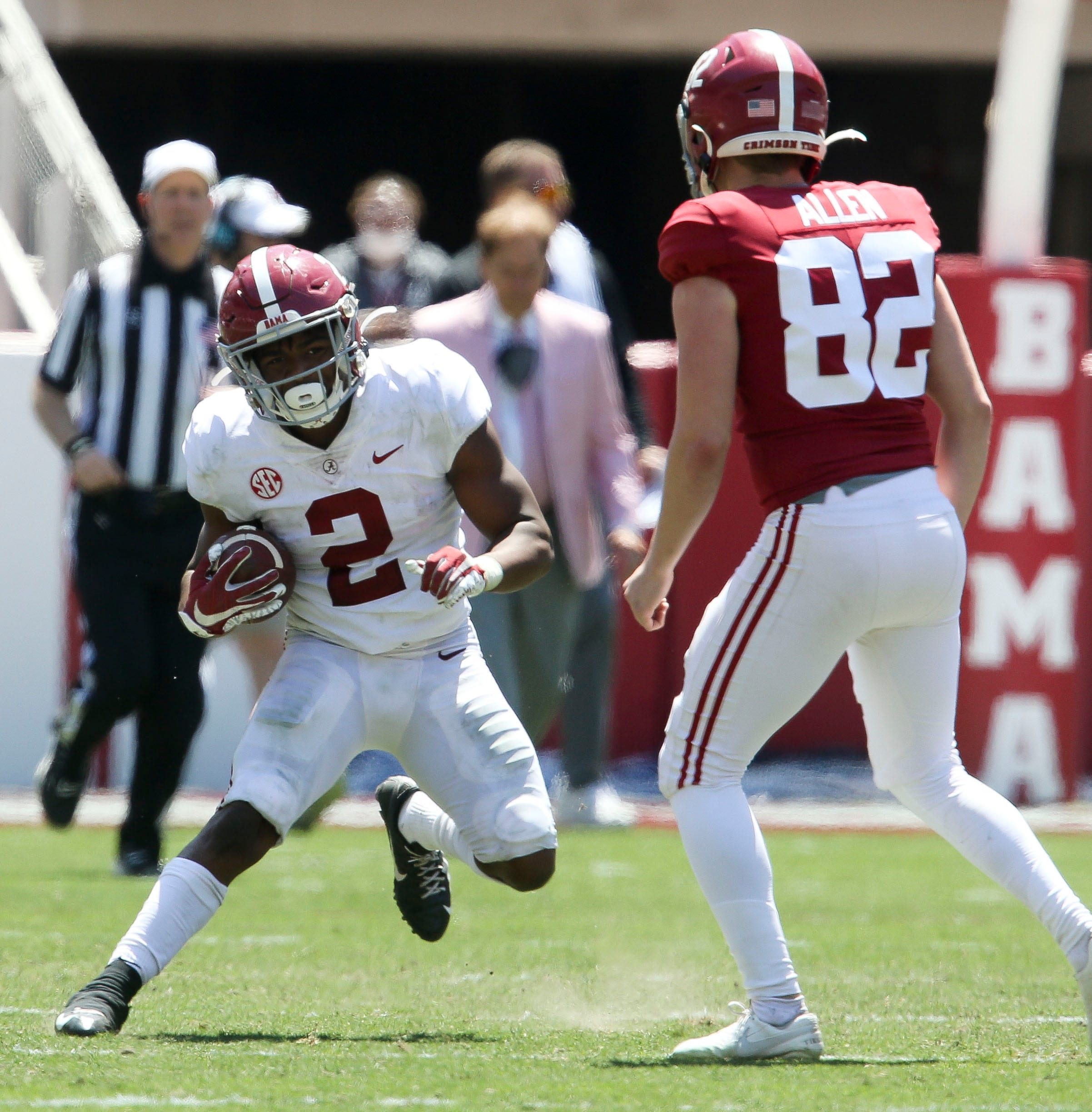 Alabama football running back Keilan Robinson enters transfer portal