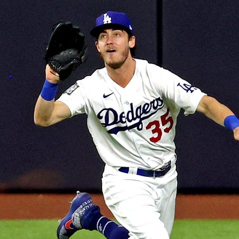 Los Angeles Dodgers center fielder Cody Bellinger 