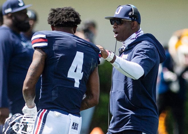 Deion Sanders is 3-3 in his first season as head coach at Jackson State.
