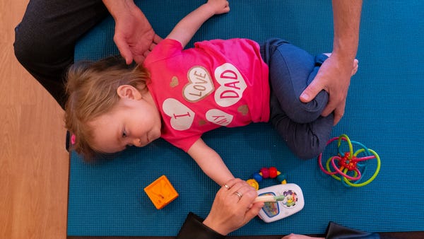 16 month old Alissa Rokina Feldborg gets physical 