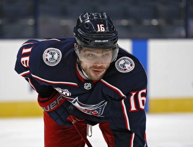 Blue Jackets center Max Domi took up rock climbing and hired a swim coach to try to speed up his return from a shoulder injury.