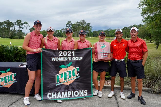 No. 15 Flagler College won its fourth straight Peach Belt Conference women's golf title Sunday in St. Augustine.