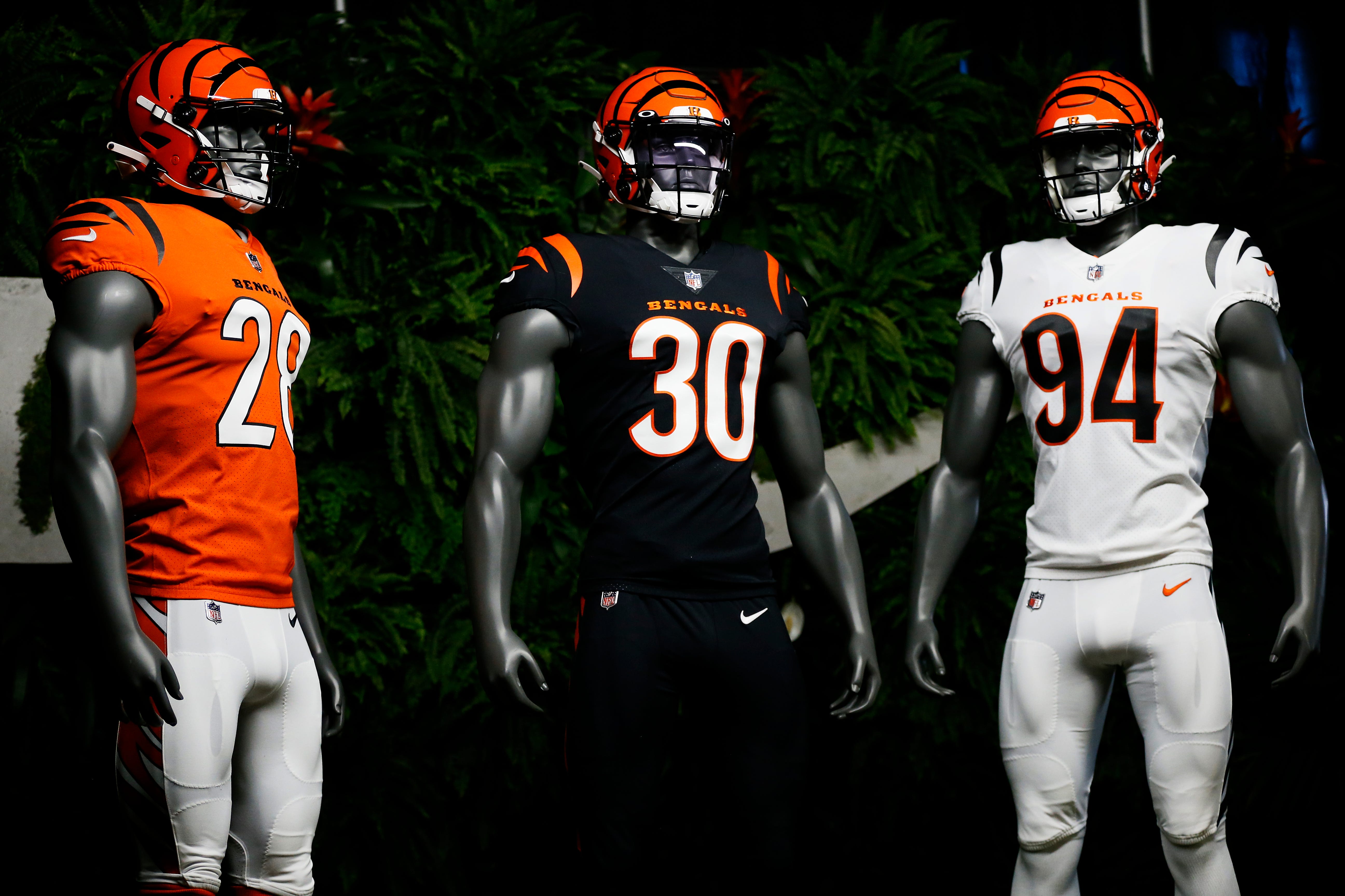 Cincinnati Bengals' new uniforms for 