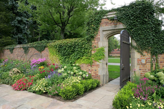 Meadow Brook Hall's Walled Garden.