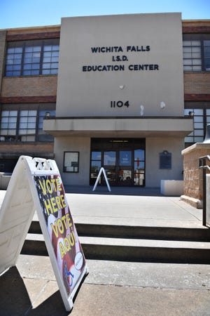 Nearly 3,500 Wichitans cast votes early in Saturday's election on spending $13-million for athletic and recreational facilities at Wichita Falls schools.
