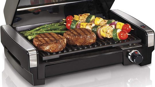 118-square-inches of grilling surface and 1200-watt power make Hamilton Beach's indoor grill a tasty get.